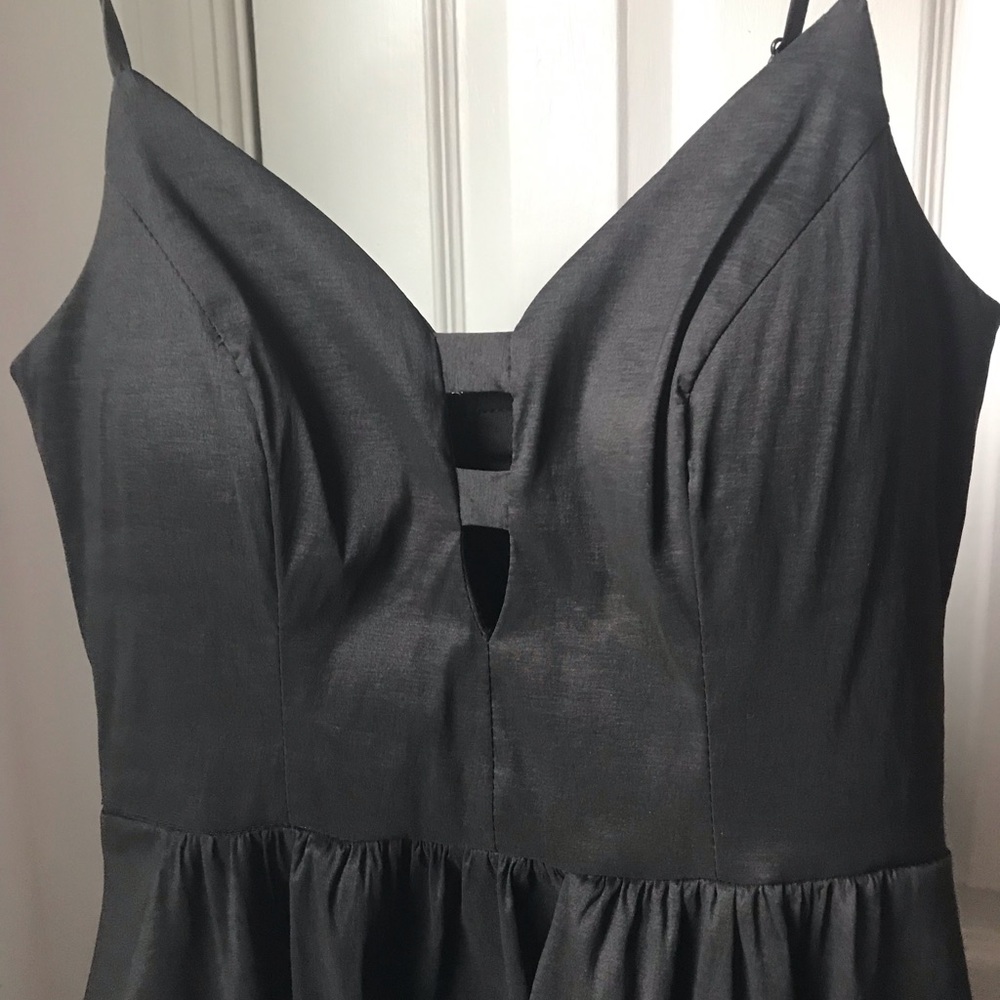 black high-low prom/homecoming dress